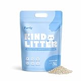 Furrly Kind Natural Tofu Cat Litter 9LB | 100% Plant-Based Soybean | 99% Dust-Free | Flushable | Fast Clumping | No Silica No Clay | Chemical-Free Odor Control | Low Tracking