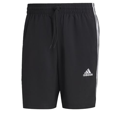 adidas Herren Aeroready Essentials Chelsea 3-Stripes Shorts, Black / White,...