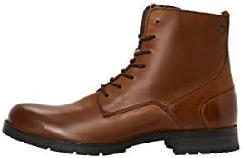 JACK & JONES Mężczyźni Jfworca Leather Anthracite 19 sztChukka Boots