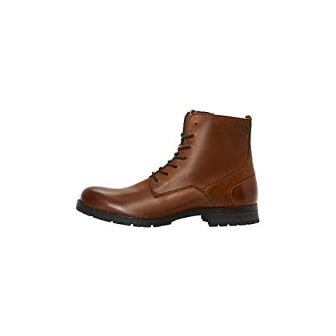 Botas de cuero con cordones Jack & Jones JFWORCA Leather 19 STS Cover