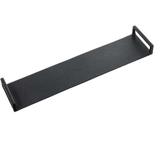 Plateau rectangulaire c/asas aluminio negro vide-poche table 61cm - 2