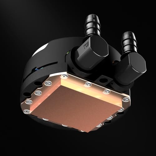 Cooler Master MasterLiquid PL240 Flux Series 240 mm AIO CPU Flüssigkeitskühler, 0 U/min, Doppelkammerpumpe, vergrößerte Kupferbasis… – Ansicht 4