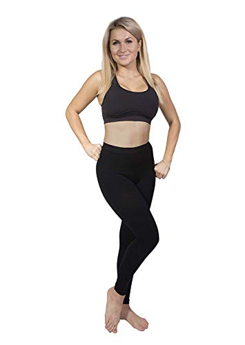 Terramed Advanced Graduated Compression Leggings Women | 20-30 mmHg Footless Microfiber Leggings Tights3