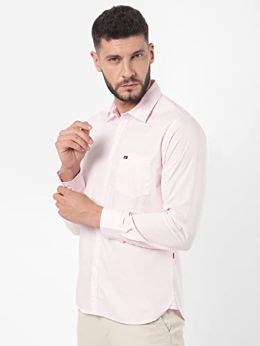 Image of Arvind AD Men White Slim Fit Shirt