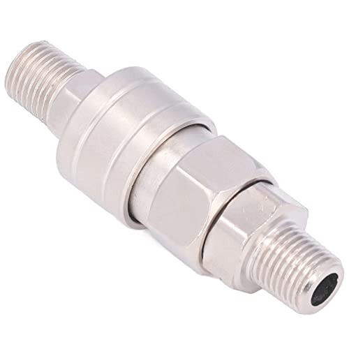 TOPINCN - Raccords à Verrouillage Automatique pour Coupleur d'air Couplage d'air Nickelé Pneumatique Nickelé Recouvert de Recouvert de Raccords Rapides Recouverts de (Fil extérieur 1/4