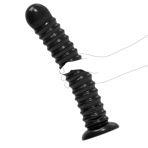 Image of Anal Plugs Sex Toys with Suction for Masturbation, Butt Plugs Anal Dildo Prostate Massager for Men Women (13IN)
