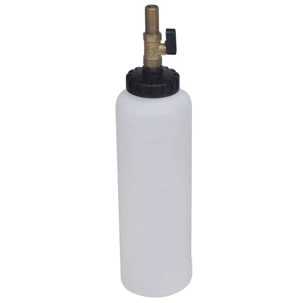 Dispositivo de purga de frenos con depósito de 1 L y botella de recarga de 0,7 L, purgador de frenos para sistemas hidráulicos de coches, accesorios de taller para freno, conducción, embrague