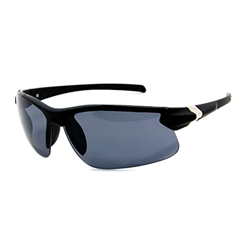 Óculos De Sol Masculino Esportivo Ciclismo C/ Proteção Uv400 (All Black)