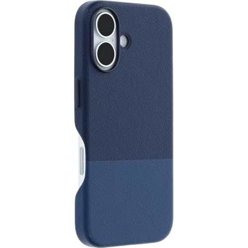 Image of OtterBox iPhone 16 Statement Series Cactus Leather for MagSafe - Azure Oasis Blue - Ultra-Thin, Sleek iPhone Case, Premium iPhone Case, MagSafe Compatible
