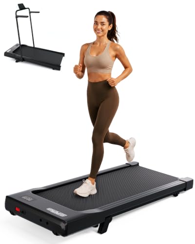 Superun Walking Pad with 6% Incline, Under Desk Treadmill for Home Office, 3 in 1 Portable Walking pad Treadmill with Remote Control, 2.5HP Quiet Mini Treadmills, 302 lbs Capacity, Rich Black