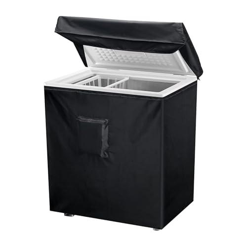 Funda para congelador, protector impermeable para electrodomésticos, 40 x 25 x 35 pulgadas, cobertura estable, tela Oxford, a prueba de polvo, para el hogar, cocina, interior, balcón