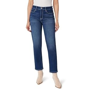Angels Forever Young Women’s Jeanie Lift Mid-Rise Straight Ankle Jeans