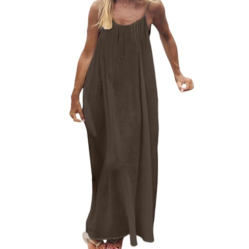 Robe longue bohème dos nu à bretelles pour les vacances