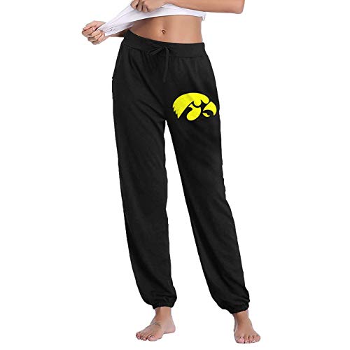 Pants Womens Io-Wa Basketball Haw-Keye Fashion Athletie Sweatpants with Pockets Casual Plus Size Pants Cinch Bottom Trousers Streetwear Slim Fit Trousers,Hip Hop Pants XL Black