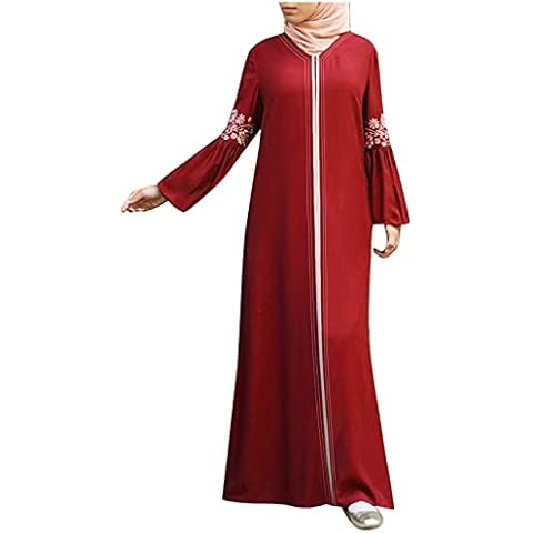 CHENSIYU Vestido de Oración para Mujer Rojo Cover