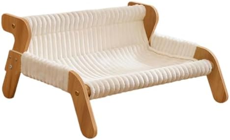Hamaca para Gatos Elevada - Cama Grande con Cojín - Sillón para G...