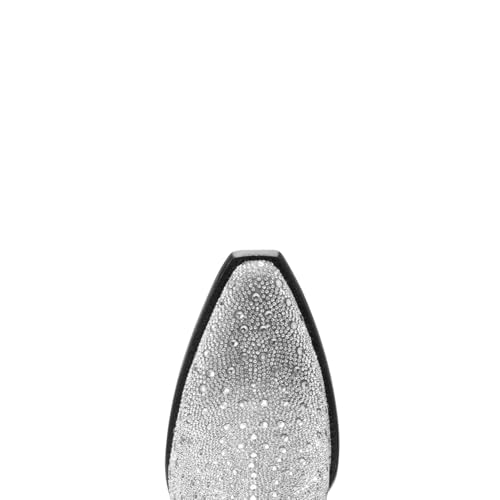 ARIAT Women's Dixon Glitz Bootie, Silver Sparkle, 8.5