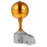 Holibanna 1 Set Fahnenmast Kappe Flagge Pole Hardware Teile Reparatur Kits Gold Ball Flagge Pole Topper Aluminium Wetterfeste Fahnenmast Topper
