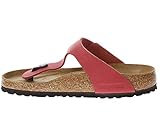 Lettino anatomico. Birkenstock Gizeh, Sandali Donna, Scarlet Red, 38 EU