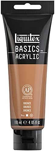 Liquitex BASICS Acrylic Paint, 118ml (4-oz) Tube, Bronze