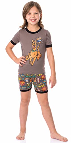 Intimo Scooby Doo Scooby Dooby Doo Cotton Pajama Short Set, Grey, 6 #TOP2