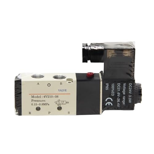 Électrovanne 4V210-08 AC220V pour stopper les fuites d'air comprimé 5/2 - 2