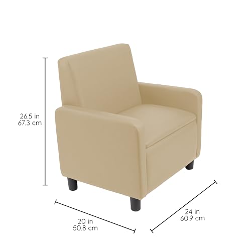 Image of FDP Kid Comfort Collective Modular Club Chair with Arms - Sand