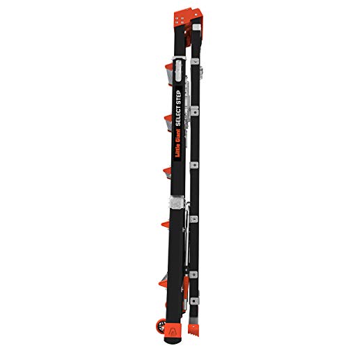 Little Giant Ladder Systems 15131-001 Select Step 6 to 10-Feet Adjustable Fiberglass Stepladder