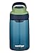 Contigo Gizmo Flip botella infantile, boquilla Autospout con pajita, botella libre de BPA, sistema antiderrame, ideal para guardería, escuela y deportes, 420 ml