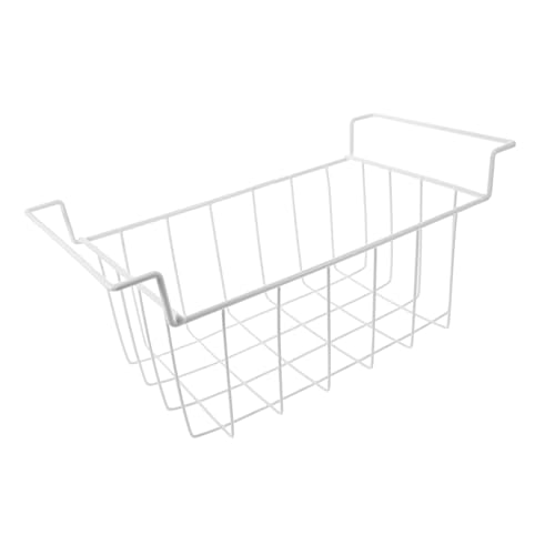 KICHOUSE Cestas de Congelador Arcón Congelador Estante Colgante de Almacenamiento Cesta de Alambre Ajustable Organización para Congeladores Domésticos Multiusos