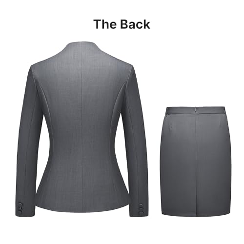 Women's Skirt Suit 2 Piece Set Business Office Suits for Women Dressy Professional Outfits4