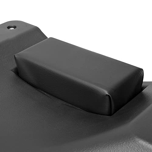 Image of Big RED ATRP6240BR Blow Molded Plastic Rolling Garage /Shop Creeper: 40 inch Mechanic Cart with Padded Headrest and 6 Casters, 280 LBS, Black