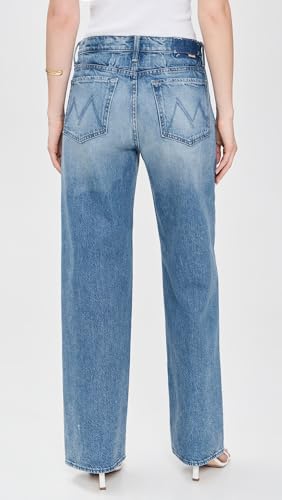 MOTHER Women's The Dodger Button Sneak Jeans3