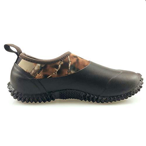 Image of SYLPHID Men's Garden Shoes Women's Rain Shoe Waterproof Neoprene Camp Booties for Camping, Lawn Care, Gardening and Yard Work