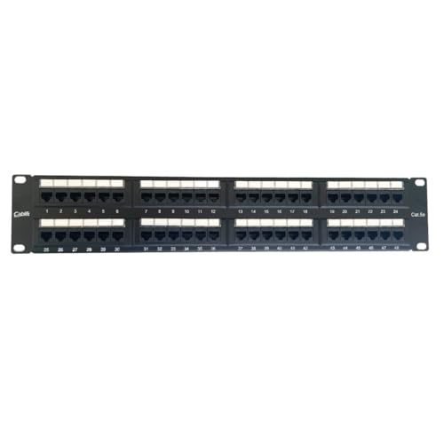 Panneau de distribution réseau 48 ports UTP IDC pour baie de brassage