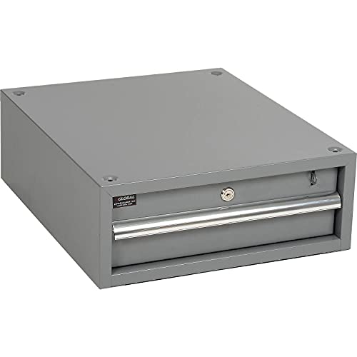 Global Industrial Stacking Workbench Drawer Gray 6H