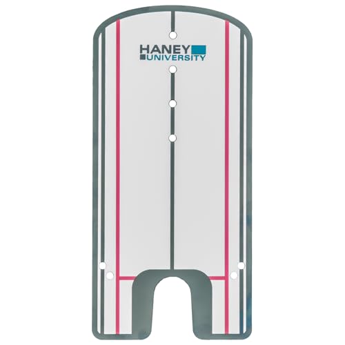 Hank Haney's Golf Putting Mirror - Golf Putting Trainer and Golf Putting Aid For Indoor and Outdoor Golf Putting Practice - Putting Mirror Training Aid For Golf Including Haney University Video Access
