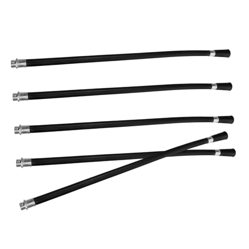 NUOBESTY Tubo Flessibile per Estintore 4kg Ugello Standard, Resistente Plastica per Uso Antincendio Aziendale, Set da 5 Pezzi per Sostituzione Tubi Estintore