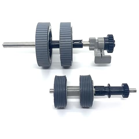 TasLin New PA03670-0001 PA03670-0002 Scanner Paper Pick Roller + Brake Roller Pickup Roller Compatible with fi-7160 fi-7260 fi-7140 fi-7240 fi-7180 fi-7280 fi-7300NX Cover