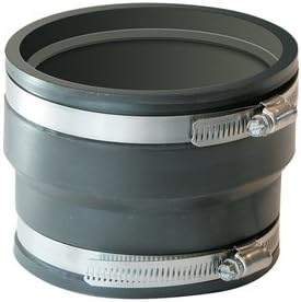 4 x 4 in. Hancor Corrugated x Cast Iron or PVC Flexible Coupling