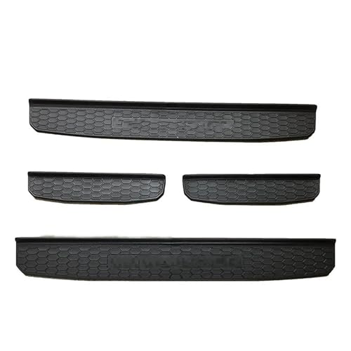 Faldas laterales para Jeep Wrangler JL 2018-2023 y placa protectora de umbral de puerta
