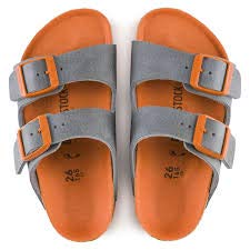 Birkenstock Kids' Arizona 26 Narrow Vibrant Gray BF2