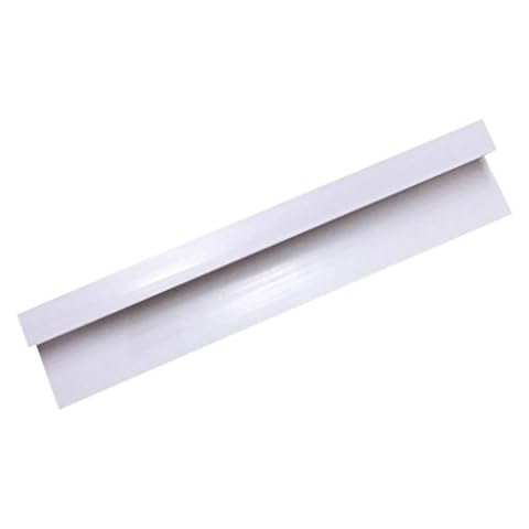 DBS White 10mm End Cap Trim for Shower Wet Wall Panels Bathroom Cladding PVC 2.4m Cover