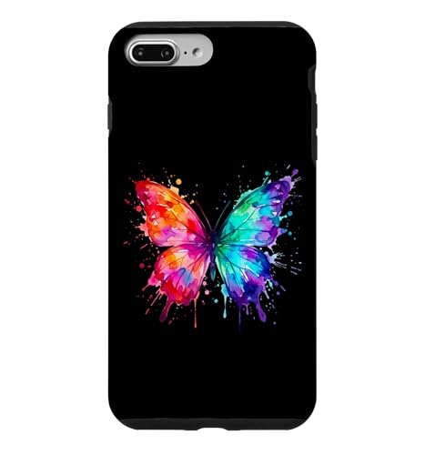 ADHD ���C���{�[ �o�^�t���C �X�v���b�V�� ��l�p ���ʉ� �A�[�g �X�}�z�P�[�X iPhone 7 Plus/8 Plus �p