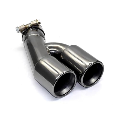 �r�C���e�[���p�C�v �X�e�����X�X�`�[�����r�C�`�^���u���b�N�_�u���A�E�g�}�t���[�`�b�v�e�[���p�C�v 1�� �p 3�V���[�Y 320i 318i F30 2013 2014 2015 2016�p(�u���b�N 320i)