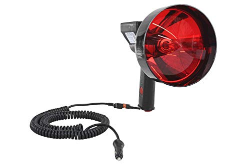 15 Million Candlepower Handheld Spotlight - Red Hunting Lens- Spot/Flood Combo - 5