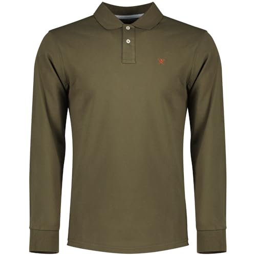 Hackett HM5500017 Slim Fit Long Sleeve Polo S