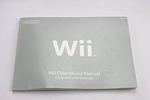 Wii Operations Manual: Channels and Settings