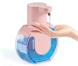 Ipefan Automatic Soap Dispenser Touchless,Liquid Soap Dispenser USB Rechargeable,15oz/420ml Hand Soap Dispenser,4-Level Adjustable,Wall Mounted/Countertop Soap Dispenser for Bathroom Kitchen Dish Soap