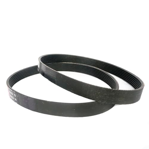 2 Stück 7EPJ490 Antriebsriemengeschlossene Schlaufe Zahnriemen Mit Schleife Keilrippenriemen, Ersatz Gummi Antriebsriemen Passend Für Qualcast Argos